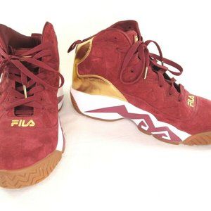 Men's FILA LE Burgundy Jamal Mashburn Shoes Sz 13